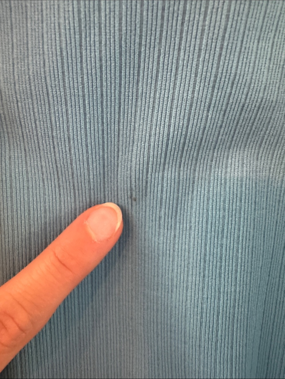 DSG Ribbed Racerback Tank Top - Blue - Picture 4 of 4